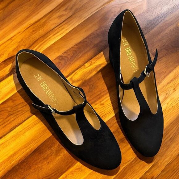 Dream Pairs Black Mary Jane’s T Strap Ankle Chunky 7.5 - Picture 2 of 5